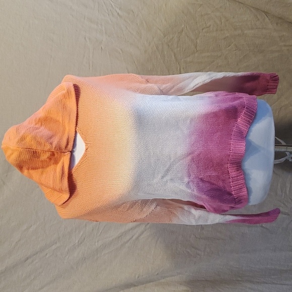 Lou & Grey Tye Dye Knit Hoodie SZ SM - Picture 1 of 8